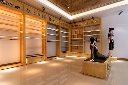 德億斯頓內(nèi)衣展柜整店效果圖