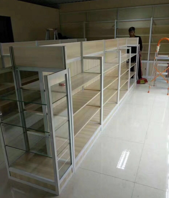 登封白色超市貨架