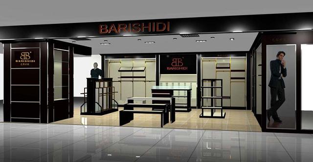 登封市區(qū)男裝店訂做展柜效果圖片