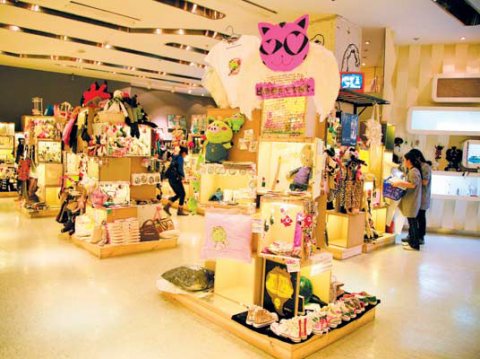 兒用品展柜設(shè)計(jì)效果圖